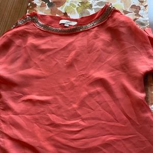 Orange blouse for fall.